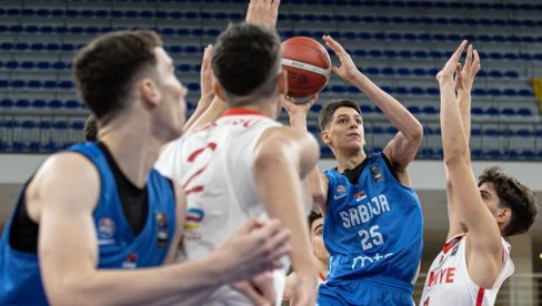 SRBIJA ĆE SE BORITI ZA MEDALJE: Orlići razbili Tursku za polufinale Evropskog prvenstva
