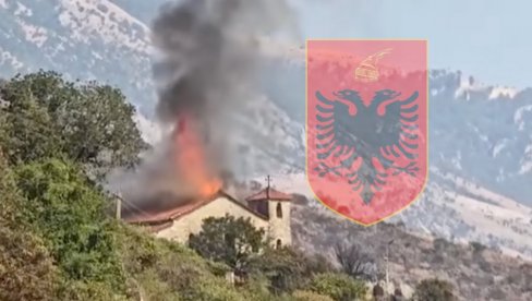 ИЗГОРЕЛА ПРАВОСЛАВНА ЦРКВА У АЛБАНИЈИ: Екслодирале и 2 бомбе, храм потпуно уништен (ВИДЕО) ИЗГОРЕЛА ПРАВОСЛАВНА ЦРКВА У АЛБАНИЈИ: Екслодирале и 2 бомбе, храм потпуно уништен (ВИДЕО)