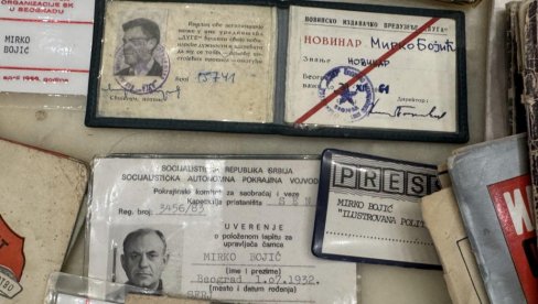 LEGAT MIRKA BOJIĆA: Udruženju Adligat poklonjeni predmeti i dokumentacija poznatog publiciste i putopisca