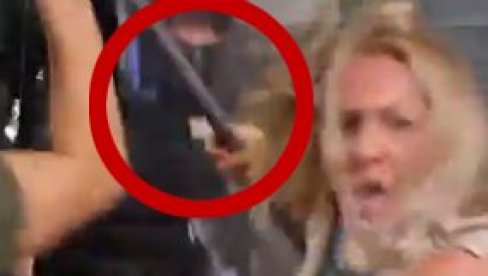 БЛОКАДЕРИ ЗЛОУПОТРЕБЉАВАЈУ ФОТОГРАФИЈЕ: Представили да жандармерија бије жену, али истина је другачија