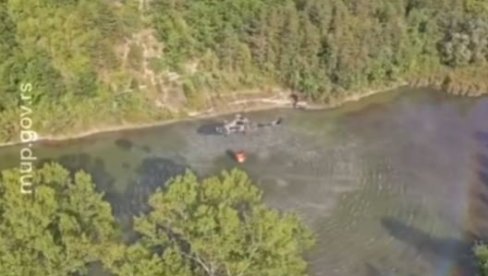 POGLEDAJTE SNIMAK AKCIJE: Bukti požar u delu Srbije - Angažovana dva helikoptera (VIDEO)