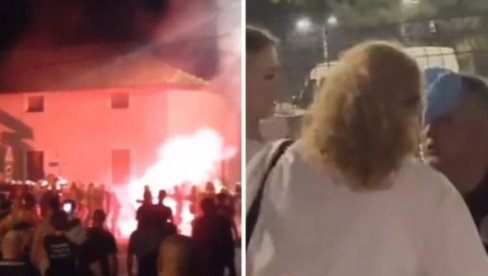 POLICAJCU RAZBIJENA GLAVA, ZASULI IH KAMENICAMA: Blokaderi napali i u Pančevu (VIDEO)