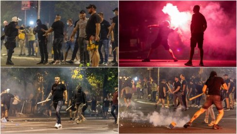 DIVLJANJE HORDI BLOKADERSKIH HULIGANA: Nasilje kakvo dugo nije viđeno u Srbiji, povređena najmanje 42 policajca (FOTO/VIDEO)