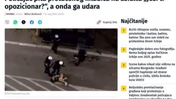 ШОЛАКОВИ МЕДИЈИ МАНИПУЛИШУ: Лажна вест из 2020. и даље стоји на порталу