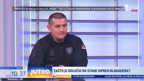 DOBIO SAM NAREĐENJE DA IH SPREČIM Komadant Repac o divljanju blokadera: Imali su štangle, motke, letve i štitove