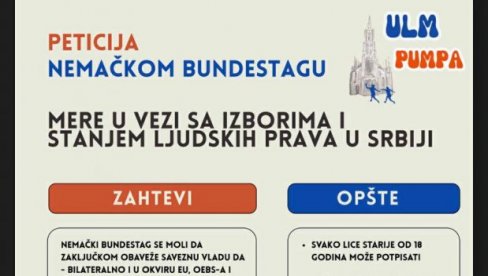 БЛОКАДЕРИ ПАЛИКУЋЕ СКИНУЛИ МАСКЕ: Траже заштиту од Бундестага и да Немачке шаље своје дипломате на протесте БЛОКАДЕРИ ПАЛИКУЋЕ СКИНУЛИ МАСКЕ: Траже заштиту од Бундестага и да Немачке шаље своје дипломате на протесте