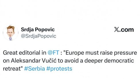 GLAVNI ŠEF OTPORA, KOJEG FINANSIRA CIA, ZADOVOLJNO TRLJA RUKE Vodimo kampanju u NATO medijima da srušimo Srbiju, da na vlast dovedemo blokadere
