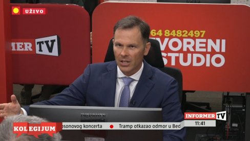 HOĆE DA LINČUJU SVE KOJI NE MISLE KAO ONI: Ministar Siniša Mali gost Kolegijuma