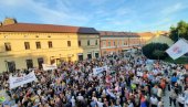 NAJVEĆI SKUP PROTIV BLOKADA: Pančevo želi mir (VIDEO)