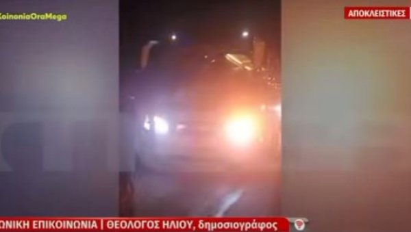ГРЦИ ОБЈАВИЛИ СНИМАК КАМЕНОВАНОГ СРПСКОГ АУТОБУСА: Поломљена стакла - Повређено троје људи (ВИДЕО)