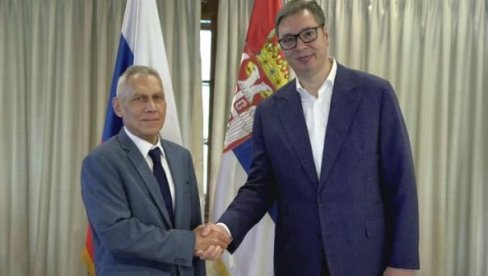 VUČIĆ I HARČENKO: Razmotrili smo zajedničke projekte, posebno iz oblasti energetike