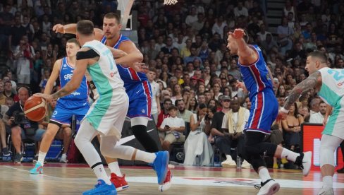 SRBIJA SPREMNA ZA EVROPSKO PRVENSTVO: Orlići razneli Sloveniju i poslali moćnu poruku pred Evrobasket (FOTO/VIDEO)