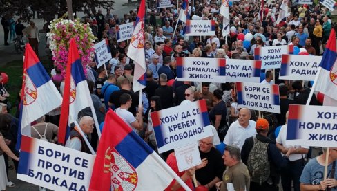 ГРАЂАНИ ПРОТИВ БЛОКАДА: Народ тражи мир и нормалан живот