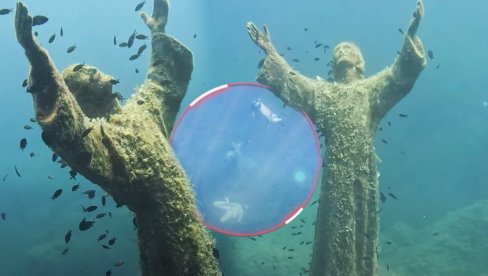 HRISTOS IZ DUBINA Neobična statua Isusa na dnu mora - nosi posebnu simboliku (VIDEO) HRISTOS IZ DUBINA Neobična statua Isusa na dnu mora - nosi posebnu simboliku (VIDEO)