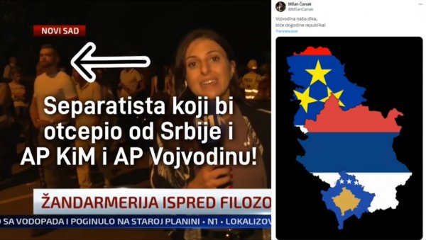 БЛОКАДЕРЕ У НОВОМ САДУ ПРЕДВОДИ МИЛАН ЧАНАК - Отцепљење Војводине и Косова на дневном реду? (ВИДЕО) БЛОКАДЕРЕ У НОВОМ САДУ ПРЕДВОДИ МИЛАН ЧАНАК - Отцепљење Војводине и Косова на дневном реду? (ВИДЕО)