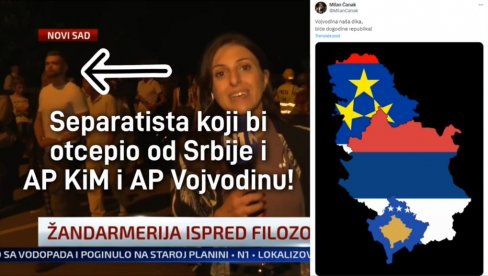 БЛОКАДЕРЕ У НОВОМ САДУ ПРЕДВОДИ МИЛАН ЧАНАК - Отцепљење Војводине и Косова на дневном реду? (ВИДЕО) БЛОКАДЕРЕ У НОВОМ САДУ ПРЕДВОДИ МИЛАН ЧАНАК - Отцепљење Војводине и Косова на дневном реду? (ВИДЕО)