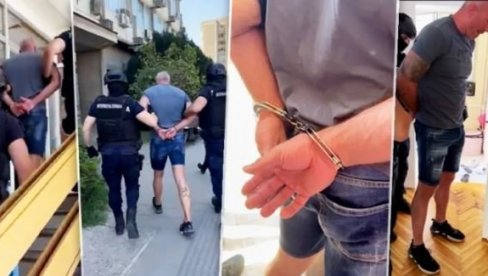ОВАКО ЈЕ ПАО МИША БАЧУЛОВ: Вођа блокадера Миша Бачулов мањи од маковог зрна, погнуо главу и са лисицама уведен у станицу (ВИДЕО)