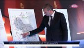 ВУЧИЋ НА КАРТИ ПОКАЗАО ШТА СЕ СВЕ РАДИ У СРБИЈИ: Најавио велике инфраструктурне пројекте (ФОТО)