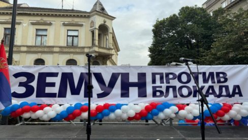 ЗЕМУН УСТАО ПРОТИВ БЛОКАДА: Пристојна Србија подигла глас против насиља ЗЕМУН УСТАО ПРОТИВ БЛОКАДА: Пристојна Србија подигла глас против насиља