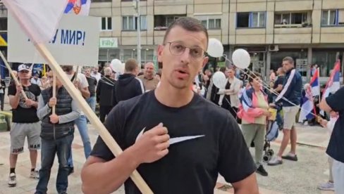 ŽELIM DA MOJA DECA I JA ŽIVIMO U MIRNOJ I STABILNOJ SRBIJI: Čvrste poruke građana Priboja protiv blokada