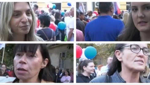 DOŠLI SMO DA PODRŽIMO MIR I STABILNOST: Jasna poruka građana Rume DOŠLI SMO DA PODRŽIMO MIR I STABILNOST: Jasna poruka građana Rume