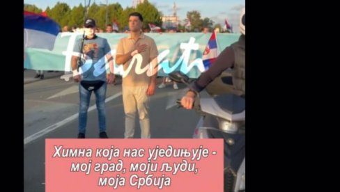HIMNA KOJA NAS UJEDINJUJE, MOJ GRAD, MOJA SRBIJA, MOJI LJUDI Student Balać se oglasio dirljivim snimkom (VIDEO)