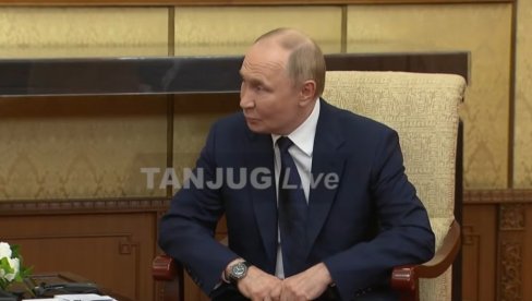 ПУТИН НА САСТАНКУ СА ВУЧИЋЕМ: Поштујемо независну оријентацију Србије - крајем године седница Комитета за економску сарадњу ПУТИН НА САСТАНКУ СА ВУЧИЋЕМ: Поштујемо независну оријентацију Србије - крајем године седница Комитета за економску сарадњу