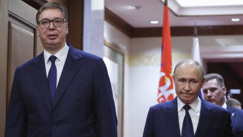 VUČIĆ NA SASTANKU SA PUTINOM: Za Srbiju veoma važna saradnja sa Rusijom - posebno u energetici VUČIĆ NA SASTANKU SA PUTINOM: Za Srbiju veoma važna saradnja sa Rusijom - posebno u energetici