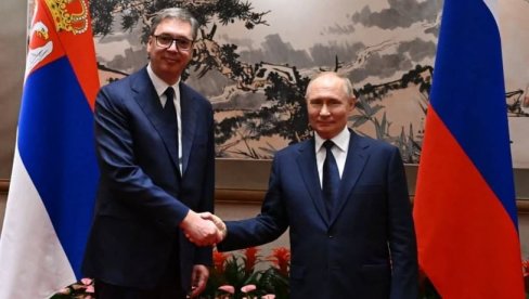 RUSKI LIDER SE OGLASIO: Putin na svom Instagramu objavio fotografije sastanka sa Vučićem