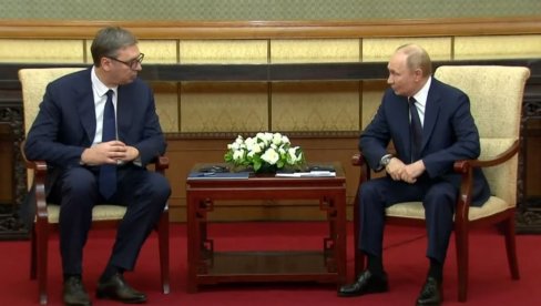 VUČIĆ I PUTIN RAZGOVARALI NA ČISTOM RUSKOM: Vučić siguran sam da možemo da učvrstimo odnose VUČIĆ I PUTIN RAZGOVARALI NA ČISTOM RUSKOM: Vučić siguran sam da možemo da učvrstimo odnose