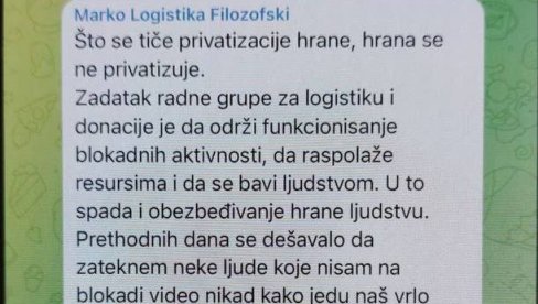 GDE JE NESTAO KETERING?: Kada se ne kolju oko fotelja i funkcija, blokaderi teroristi se kolju oko hrane i alkohola GDE JE NESTAO KETERING?: Kada se ne kolju oko fotelja i funkcija, blokaderi teroristi se kolju oko hrane i alkohola
