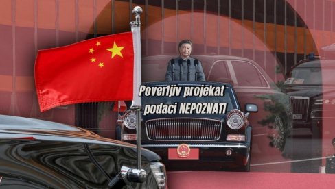 SIJEVA CRVENA ZASTAVA Tvrđava na točkovima duga pet metara za predsednika Kine, Ameri kažu: Trajni simbol komunizm (FOTO) SIJEVA CRVENA ZASTAVA Tvrđava na točkovima duga pet metara za predsednika Kine, Ameri kažu: Trajni simbol komunizm (FOTO)