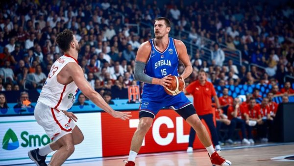 СРБИЈА БЕЗ ЧЕТИРИ ПОВРЕЂЕНА ИГРАЧА ИЗГУБИЛА ОД ТУРСКЕ! Невероватни орлови пали у драми, као други у групи крећу по медаљу на Евробаскету СРБИЈА БЕЗ ЧЕТИРИ ПОВРЕЂЕНА ИГРАЧА ИЗГУБИЛА ОД ТУРСКЕ! Невероватни орлови пали у драми, као други у групи крећу по медаљу на Евробаскету