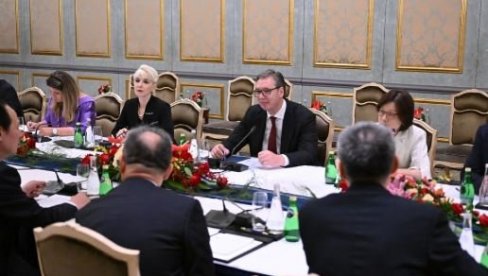 ВУЧИЋ СА ПРЕДСТАВНИЦИМА КОМПАНИЈЕ POWER CHINA: Размотрили смо могућности за нове пројекте у Србији (ФОТО)