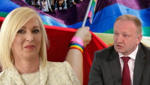 PRVI BLOKADERSKI GEJ PRAJD: Kuma im je iz Đilasove stranke, spremili transparente pumpaj, a zastaju kod kultnog blokaderskog mesta
