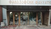 JEZIVE SCENE U NOVOM SADU: Pogledajte kako je izgledalo demoliranje i u kakvom je stanju ostao Filozofski fakultet