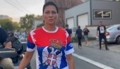 КВАДОМ ДОШЛА НА СКУП У БОРЧУ: Овде сам са супругом, боримо се против блокада (ВИДЕО)