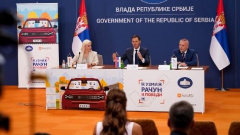 ПРВО ИЗВЛАЧЕЊЕ 20. СЕПТЕМБРА: Ово су сви детаљи наградне игре Узми рачун и победи ПРВО ИЗВЛАЧЕЊЕ 20. СЕПТЕМБРА: Ово су сви детаљи наградне игре Узми рачун и победи