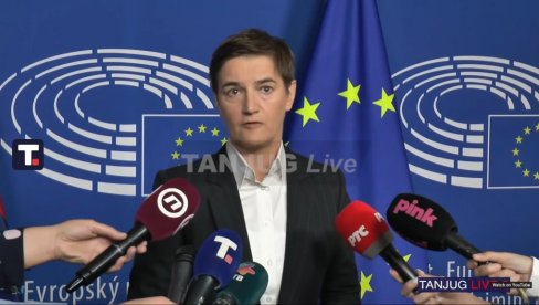 ODLIČAN, OTVOREN SASTANAK SA PREDSEDNICOM EP: Brnabić nakon razgovora sa Robertom Mecolom u Briselu (VIDEO)