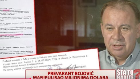 NAREĐENJE - IZVRŠENJE: Bojoviću manje od 10 minuta bilo potrebno da raspodeli 87 miliona dolara (VIDEO) NAREĐENJE - IZVRŠENJE: Bojoviću manje od 10 minuta bilo potrebno da raspodeli 87 miliona dolara (VIDEO)