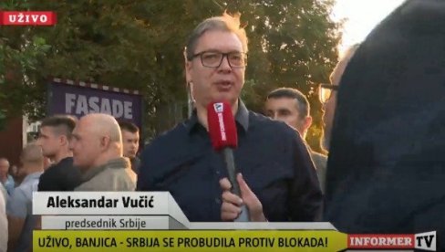 VUČIĆ NA SKUPU PROTIV BLOKADA: Narod je pobedio obojenu revoluciju (VIDEO)