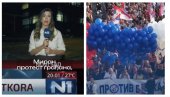 PRIKAZUJU LAŽNU SLIKU DEŠAVANJA: Antisrpski mediji hoće da sakriju istinu prave Srbije da je narodu dosta blokada  (VIDEO)