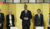 У ПРИСУСТВУ ПРЕДСЕДНИКА ВУЧИЋА: У Токију потписана три документа о сарадњи