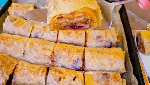 PITA SA JABUKAMA I VIŠNJAMA: Svilenkast fil i ukus koji se ne zaboravlja zbog jednog sastojka! PITA SA JABUKAMA I VIŠNJAMA: Svilenkast fil i ukus koji se ne zaboravlja zbog jednog sastojka!