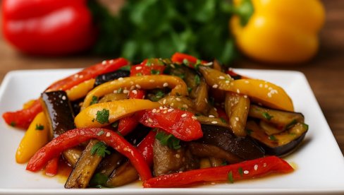 SALATA OD PATLIDŽANA I PAPRIKE: Osvežavajuća, mirisna i puna boja