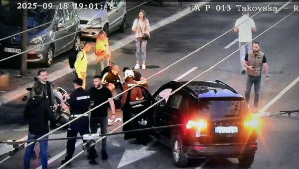САД И ЗВАНИЧНО ГАЗЕ ПОЛИЦАЈЦЕ: Возило Н1 ударило полицајца на мотору код РТС-а (ФОТО/ВИДЕО)