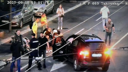 САД И ЗВАНИЧНО ГАЗЕ ПОЛИЦАЈЦЕ: Возило Н1 ударило полицајца на мотору код РТС-а (ФОТО/ВИДЕО)
