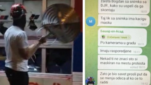 КОЛЕГЕ ПОТВРДИЛЕ ДА ЈЕ БОГДАН ТАЈ МАСКИРАНИ ТИП КОЈИ ЈЕ ЛОМИО ПРОСТОРИЈЕ СНС ЧИВИЛУКОМ: Не можеш да га не приметиш, брат је...