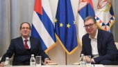 ВУЧИЋ СА ОДЛАЗЕЋИМ АМБАСАДОРОМ КУБЕ: Србија остаје посвећена продубљивању веза - Повезује нас искрено пријатељство (ФОТО)
