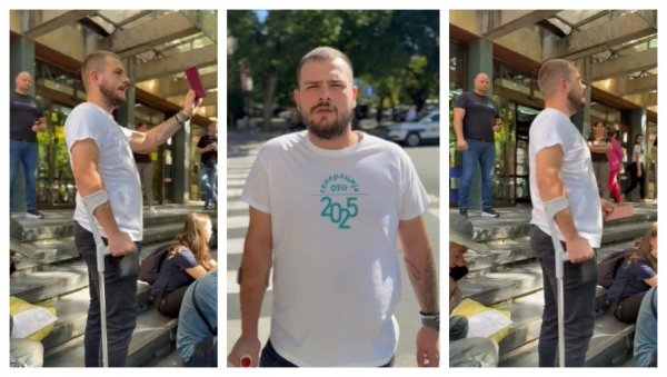 БЛОКАДЕРИ ВРЕЂАЛИ ТИКТОКЕРА ЛЕПОГ ИСПРЕД СУДА: Мени као жртви је одузето основно људско право (ВИДЕО)